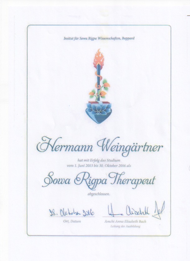 Zeugniss Sowa rigpa